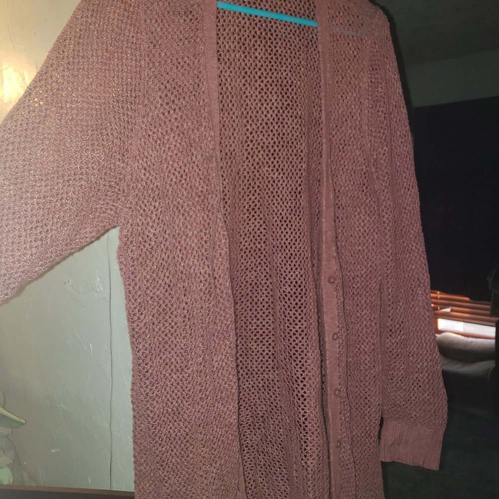 Torrid Mauve Pink Long Knitted Sweater